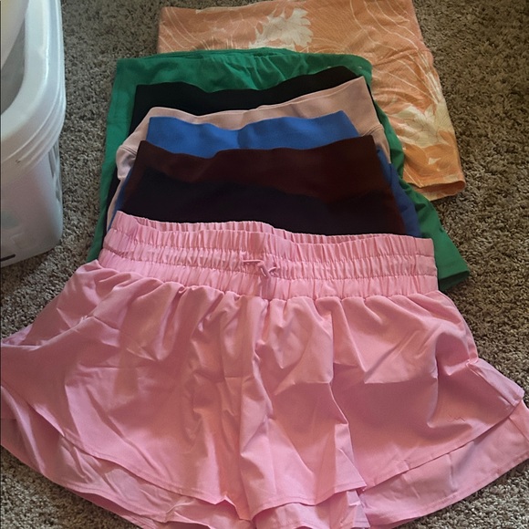 JoyLab Pants - JoyLab Pink Athletic Shorts bundle of 8 assorted shorts